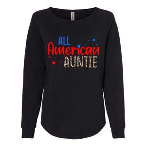 All American Auntie Niece Nephew Aunt Gift Womens California Wash Sweatshirt