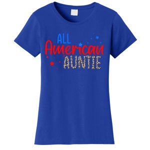 All American Auntie Niece Nephew Aunt Gift Women's T-Shirt