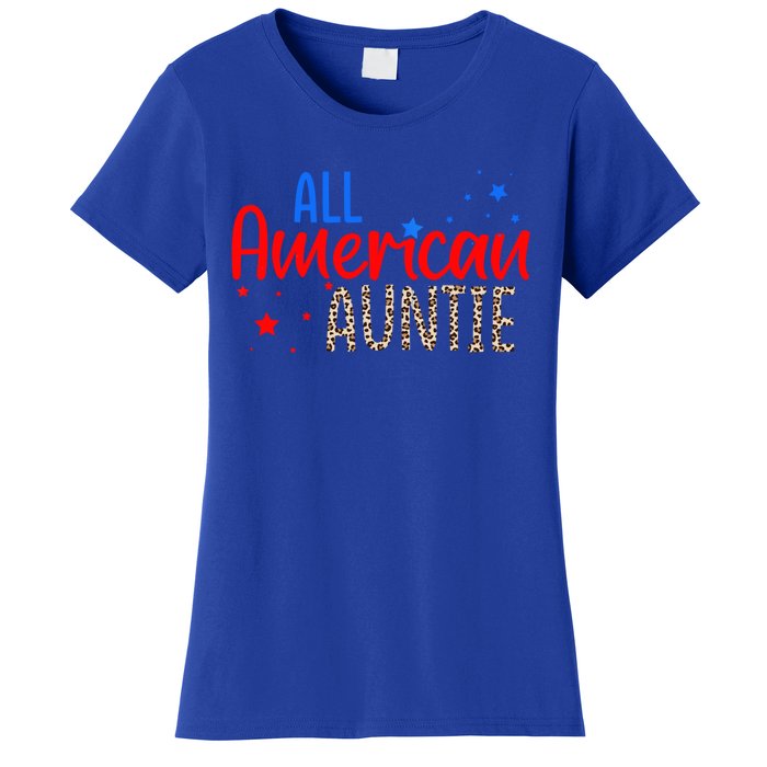 All American Auntie Niece Nephew Aunt Gift Women's T-Shirt