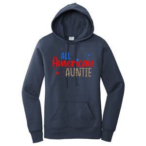 All American Auntie Niece Nephew Aunt Gift Women's Pullover Hoodie