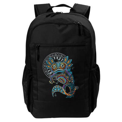 Axolotl Art Aztec Mexico Mexican Backpack