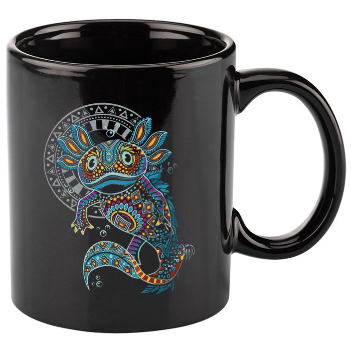 Axolotl Art Aztec Mexico Mexican 11oz C Handle Ceramic Mug