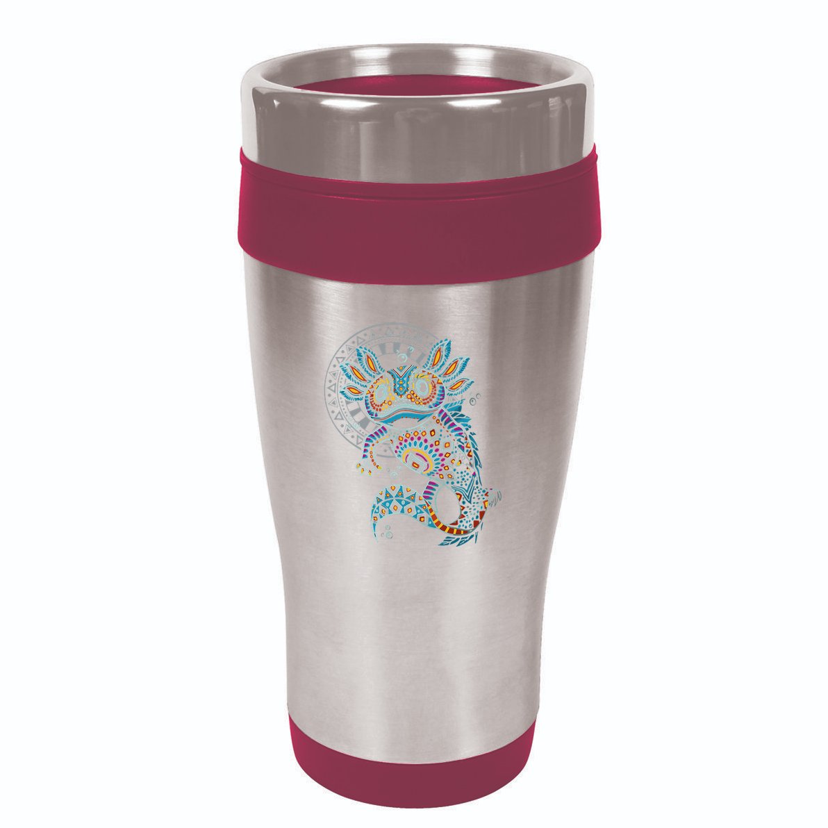 Axolotl Art Aztec Mexico Mexican 16oz Travel Tumbler