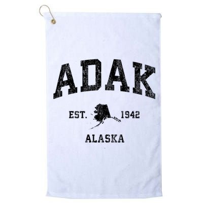 Adak Alaska Ak Vintage Athletic Sports Design Golf Towel
