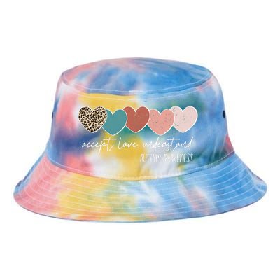 Autism Awareness Accept Love Understand Tie Dye Newport Bucket Hat