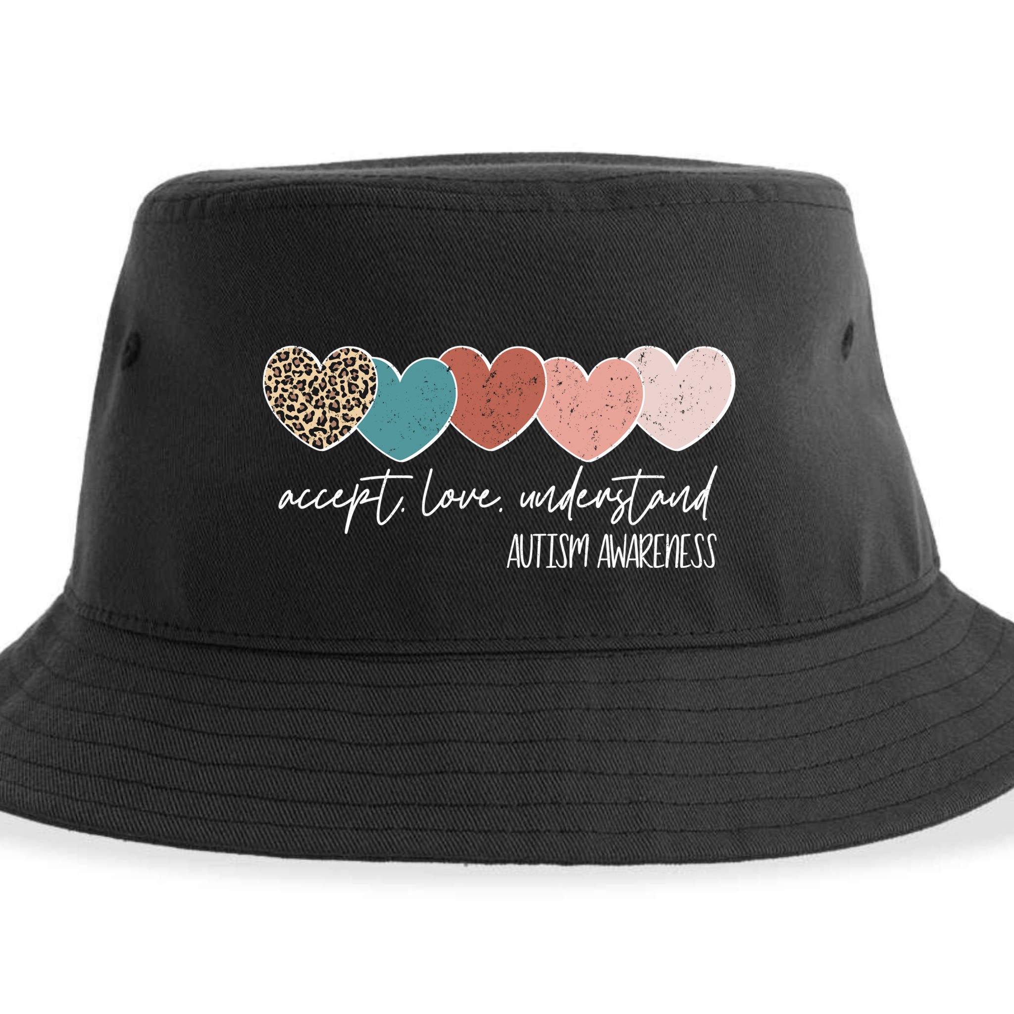 Autism Awareness Accept Love Understand Sustainable Bucket Hat