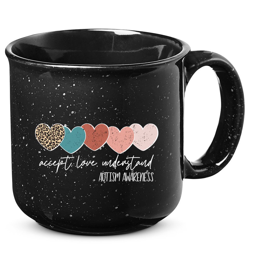 Autism Awareness Accept Love Understand 15oz Campfire Ceramic Mug