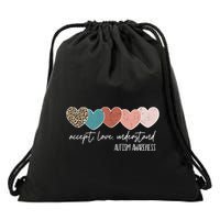 Autism Awareness Accept Love Understand Drawstring Bag