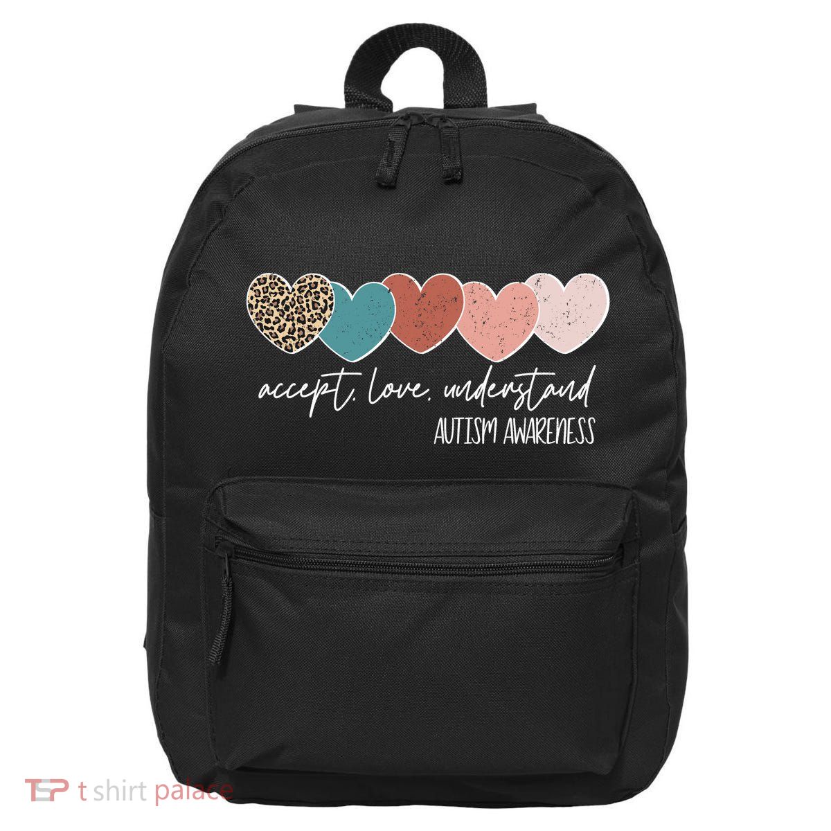 Autism Awareness Accept Love Understand 16 in Basic Backpack