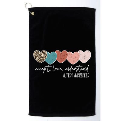 Autism Awareness Accept Love Understand Golf Towel