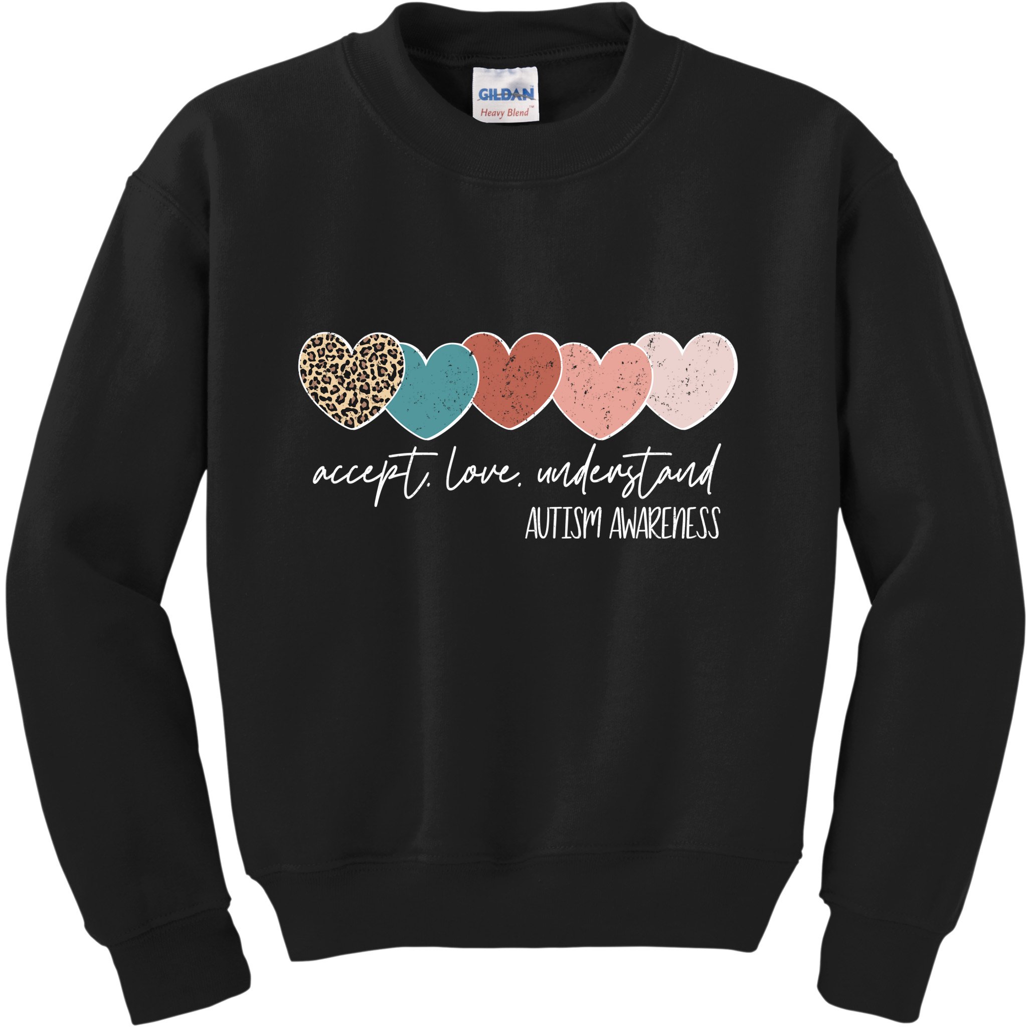 Autism Awareness Accept Love Understand Kids Sweatshirt