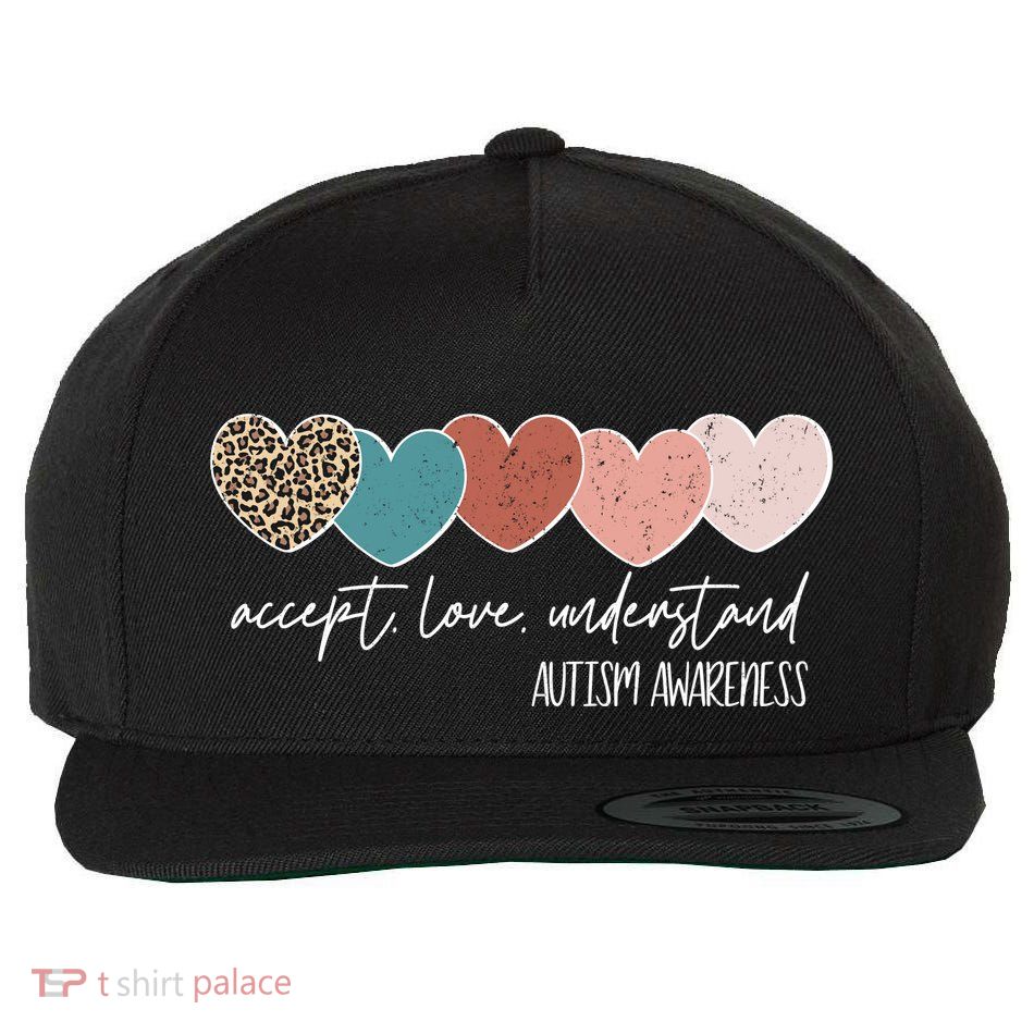 Autism Awareness Accept Love Understand Wool Snapback Cap