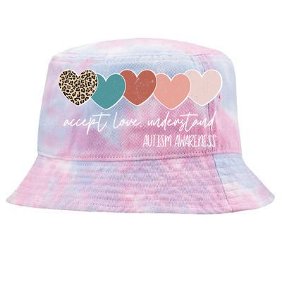 Autism Awareness Accept Love Understand Tie-Dyed Bucket Hat