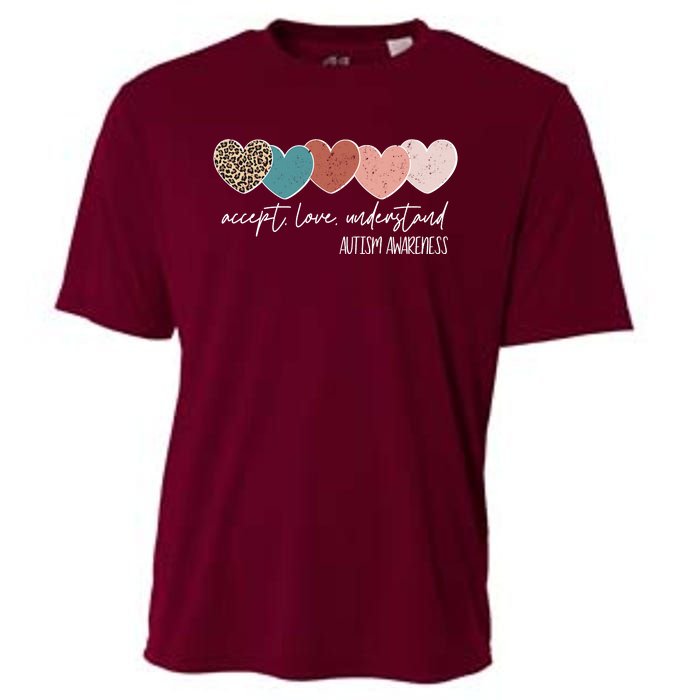 Autism Awareness Accept Love Understand Cooling Performance Crew T-Shirt