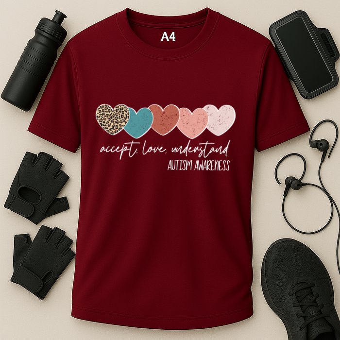 Autism Awareness Accept Love Understand Cooling Performance Crew T-Shirt