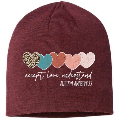 Autism Awareness Accept Love Understand Sustainable Beanie