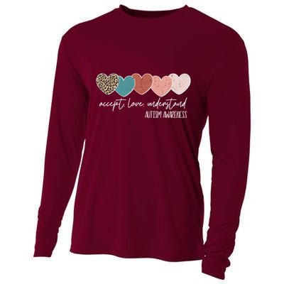 Autism Awareness Accept Love Understand Cooling Performance Long Sleeve Crew