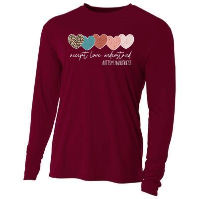 Autism Awareness Accept Love Understand Cooling Performance Long Sleeve Crew