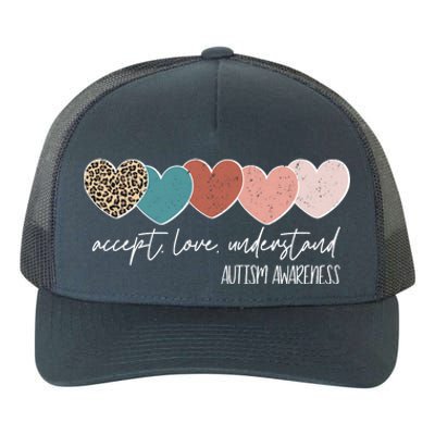 Autism Awareness Accept Love Understand Yupoong Adult 5-Panel Trucker Hat