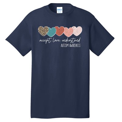 Autism Awareness Accept Love Understand Tall T-Shirt