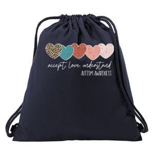 Autism Awareness Accept Love Understand Drawstring Bag