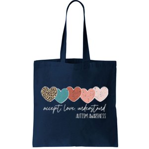 Autism Awareness Accept Love Understand Tote Bag