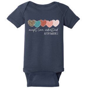 Autism Awareness Accept Love Understand Baby Bodysuit