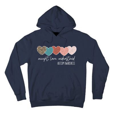 Autism Awareness Accept Love Understand Tall Hoodie