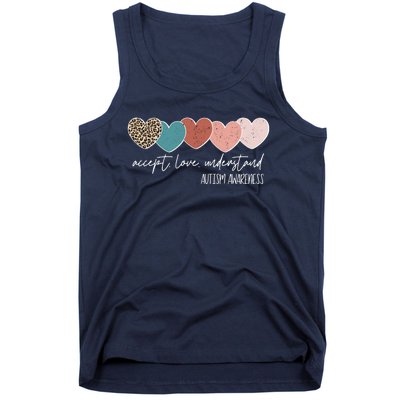 Autism Awareness Accept Love Understand Tank Top