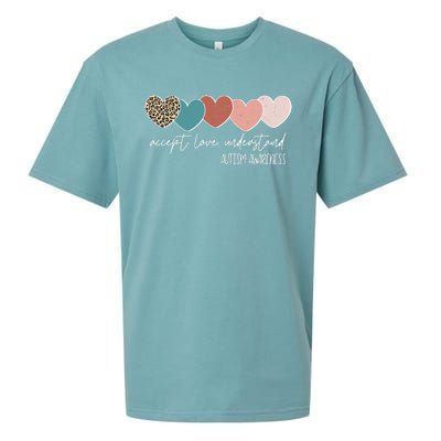 Autism Awareness Accept Love Understand Sueded Cloud Jersey T-Shirt