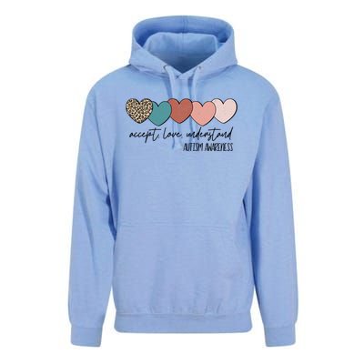 Autism Awareness Accept Love Understand Unisex Surf Hoodie