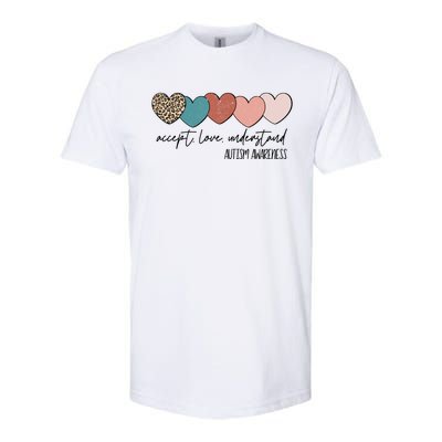 Autism Awareness Accept Love Understand Softstyle CVC T-Shirt