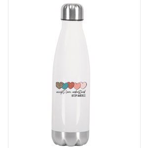 Autism Awareness Accept Love Understand Stainless Steel Insulated Water Bottle