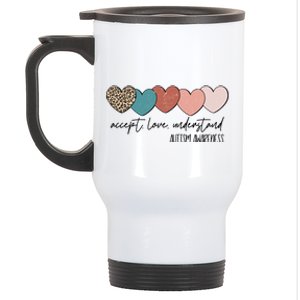 Autism Awareness Accept Love Understand Stainless Steel Travel Mug