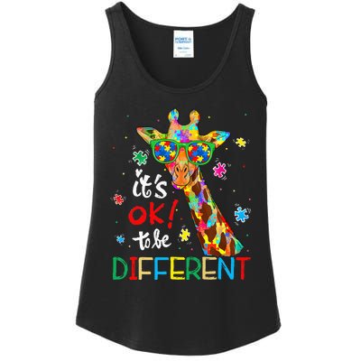 Autism Awareness Acceptance Its Ok To Be Different Ladies Essential Tank