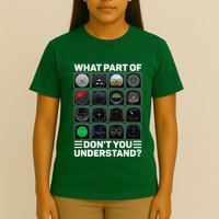 Airline Aircraft Airplane Pilot Tools Instruments Indicators T-Shirt