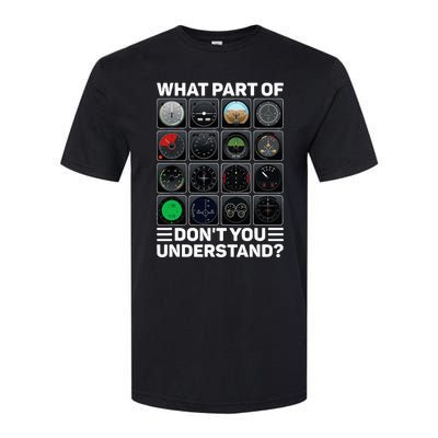 Airline Aircraft Airplane Pilot Tools Instruments Indicators Softstyle CVC T-Shirt