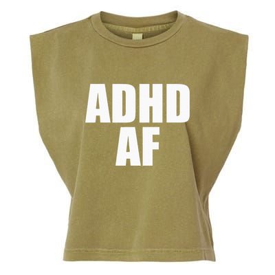 ADHD AF Garment-Dyed Women's Muscle Tee