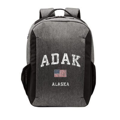 Adak Alaska Ak Vintage American Flag Sports Design Vector Backpack