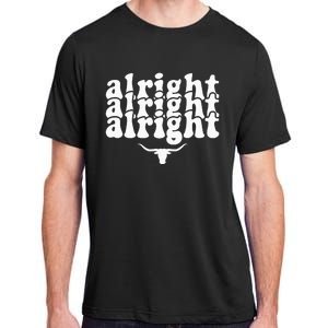 Alright Alright Alright Texas Pride State Usa Adult ChromaSoft Performance T-Shirt