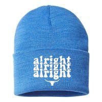 Alright Alright Alright Texas Pride State Usa Sustainable Knit Beanie