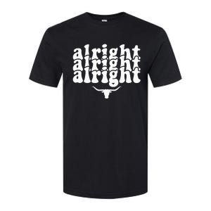 Alright Alright Alright Texas Pride State Usa Softstyle CVC T-Shirt