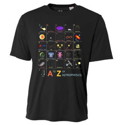 Alphabet A-Z Astrophysics Astrophysicist Space and Planets Cooling Performance Crew T-Shirt