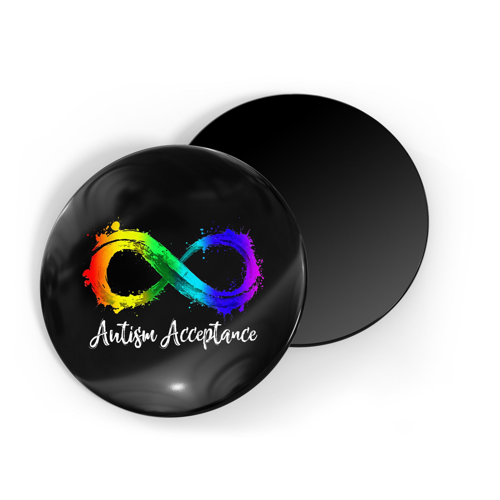 Autism Awareness Acceptance Rainbow Infinity Symbol Magnet