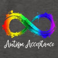 Autism Awareness Acceptance Rainbow Infinity Symbol Vector Backpack