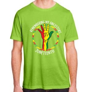 African American Ancestry Black Pride Juneteenth Party Meaningful Gift Adult ChromaSoft Performance T-Shirt