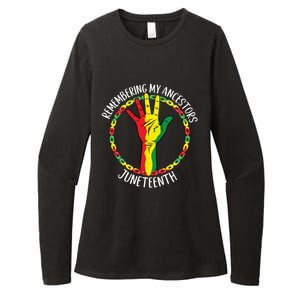 African American Ancestry Black Pride Juneteenth Party Meaningful Gift Womens CVC Long Sleeve Shirt