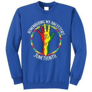 African American Ancestry Black Pride Juneteenth Party Meaningful Gift Sweatshirt