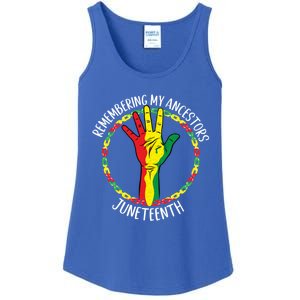 African American Ancestry Black Pride Juneteenth Party Meaningful Gift Ladies Essential Tank