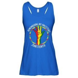 African American Ancestry Black Pride Juneteenth Party Meaningful Gift Ladies Essential Flowy Tank